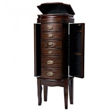 L Powell Italian Influenced Transitional 'Espresso' Jewelry Armoire