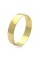 DoubleAccent 14K Yellow Gold 4mm Classic Plain Light Wedding Band for Men & Women (Size 5 to 13)