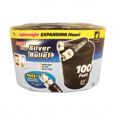 Pocket Hose 13490-6 Silver Bullet 100' Expanding Garden Hose - Black