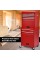 Costway 6-Drawer Rolling Tool Chest Storage Cabinet w/Riser Red