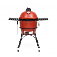 Kamado Joe Classic I 18 inch Charcoal Grill in Blaze Red