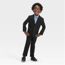 Great Choice Prodcuts Toddler Boys' Jacket & Pants Suit Set - Black 2T