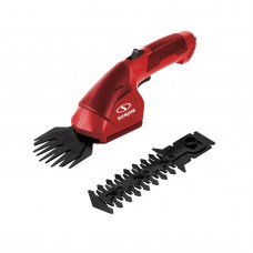 Sun Joe HJ604C-RED 2-in-1 Cordless Grass Shear + Hedger | 7.2 V (Red)