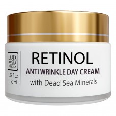 Retinol Dead Sea Collection Anti-Wrinkle Day Cream for Face with Retinol and Sea Minerals - Anti Aging, Nourishing and Moisturizer Face