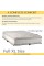 Mattress Solution Medium Plush Double Sided Pillowtop Innerspring Fully Assembled Mattress and 8' Wood Box Spring/Foundation Set