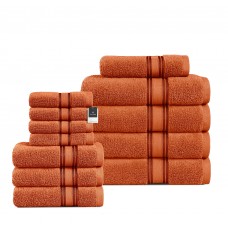 LANE LINEN Luxury Bath Towels Set - 12 Piece Set, 100% Cotton Bathroom Towels, Zero Twist, Quick Dry Shower Towels, Absorbent Ba