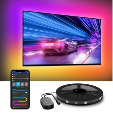 Govee LED TV Backlight, RGBIC LED Strip Lights for 40-50 inch TVs, 7.8ft TV Lights Behinds with Bluetooth Wi-Fi & App Control, W