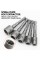 THINKWORK Easy Out Screw Extractor Set Broken Bolt Extractor Kit Easy Out Bolt Extractor Set Left Hand Drill Bit Set for Rem