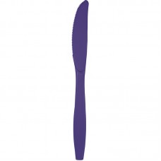 Party Central Club Pack of 288 Purple Reusable Wedding Party Knives 7.5'