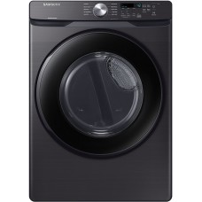 Samsung 7.5-cu ft Stackable Electric Dryer (Brushed Black)