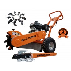 DK2 Power OPG777 12' - 14HP Stump grinder with KOHLER CH440 Command PRO commercial gas engine -