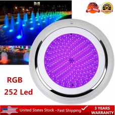 thinkstar 252 Leds Rgb Swimming Pool Light Color Led Waterproof Ultra Bright 18W Lamp 12V