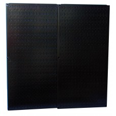 Wall Control Metal Pegboard Pack - Black