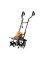 LawnMaster TE1318W1 Corded Electric Tiller 13.5-Amp 18-Inch Orange