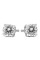 szul.com 1/2 Carat TW Round Diamond Solitaire Stud Earrings in 14K White Gold