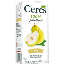 Ceres 100% All Natural Pure Fruit Juice Blend, Pear - Gluten Free, Rich in Vitamin C, No Added Sugar or Preservatives, Cholester