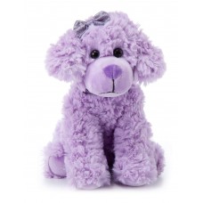 The Petting Zoo Scruffy Dog Stuffed Animal, Gifts for Girls, Purple Dog Plush Toy 9 Inches