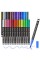 Lelix Acrylic Paint Markers, 24 Colors Lelix Permanent Acrylic Paint Pens for Rock, Glass painting, Ceramic, Wood, Canvas, Fabric, Pho