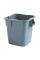 Rubbermaid RCP352600GY Commercial Brute Container, Square, Polyethylene, 28gal, Gray