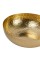 Creative Co-Op Round Hammered Metal Bowl, Gold Finish, 14'