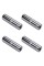 utoolmart deep socket, 4 pcs 1/4 inches drive 6-point socket, 10mm metric socket, 45# steel chrome finish, for general repair