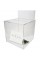 Vandue OnDisplay 10' Luxe Acrylic Clear Wedding Card Money Box w/Hinged Lid and Removable Sign (Clear)