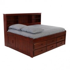 American Furniture Classics OS Home and Office Furniture Model 82823K6-22, Solid Pine Full Daybed with Six Drawers