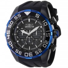 Invicta Men's 37715 Speedway Quartz Multifunction Black, Blue Dial Watch