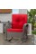 joyside patio wicker rocking chair - all-weather outdoor rocker chair with safe rocking design and premium fabric cushions(mi