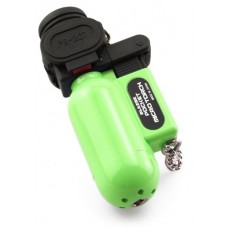 Blazer PB207CR The Torch Butane Refillable Lighter, Lime Green