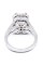 Diamond Traces 6.39ctw G-SI1 Ideal Rectangular Radiant Genuine Certified Diamonds 18k Gold Vintage Milgrain Accent Engagement Ring