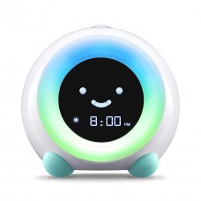 littlehippo mella: ready to rise children's sleep trainer, night light, sound machine and ok to wake alarm clock for toddlers