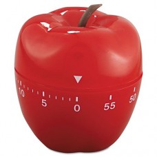 BAU77042 SHAPED TIMER, 4' DIA., RED APPLE