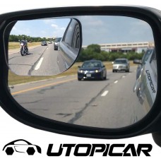 Zune Manufacturer Blind Spot Mirrors. XLarge for SUV, Truck, and Pick-up Engineered by Utopicar fo