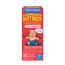 Boudreaux's Butt Pas Boudreauxs Butt Paste Maximum Strength Diaper Rash Cream Ointment for Baby 2 oz Tube