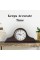 Lovely Home Essentials mantel clock battery operated - wooden mantle clock for living room decor above fireplace mantel, office, shelf & home dcor g