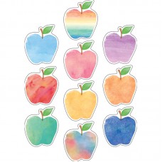 Teacher Created Resources WATERCOLOR APPLES ACCENTS