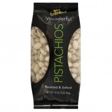 Wonderful Pistachios, Roasted & Salted - 16 oz (1 lb) 454 g