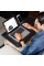 LapGear Home Office Pro Lap Desk with Wrist Rest, Mouse Pad, and Phone Holder - Black Carbon - Fits Up To 15.6 Inch Laptops - st