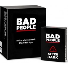 Bad People Game + The After Dark Expansion - Find Out What Your Friends Really Think About You