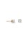 Jewelryweb 14/20 Gold Filled 4mm Cubic Zirconia Stud Earrings 4mm Cubic Zirconia