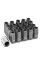 DNA Motoring LN-ZTL-9015-15-GM 16-Piece M12 x 1.5 Aluminum Alloy Wheel Lug Nuts + 4 x Lock Nut + 1 x Lock Nut Key (Gun Metal)