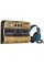 PBS Kids Zoom AC-3 Acoustic Creator Pedal with Samson SR350 Over-Ear Stereo Headphones (Special Edition Blue)