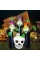 thinkstar Halloween Inflatable Outdoor, 6.2Ft Witch Inflatable Yard Decoration 3 Witch Around Cauldron With Led Light Green Eye Skul…