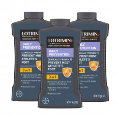 Lotrimin AF Athlete's Foot Daily Prevention Medicated Foot Powder, Tolnaftate Antifungal, Clinically Proven Prevention of Most A