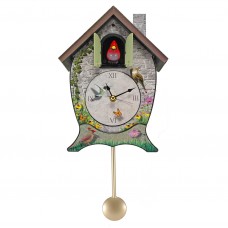 Mark Feldstein & Associates mark feldstein garden cottage singing cardinal tabletop wall sound cuckoo clock