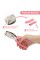 Pletpet 2 pieces handheld hole paper punch, pletpet heart hole punch + star hole punch 1/4 inch metal single hole paper punch, with s