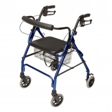 GF Health Products ROLLATOR ALUM LITEWT ROYAL BLU WALKABOUT LITE LUMEX