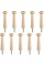 Great Choice Products Wooden Shaker Peg Wood Screw-On Shaker Pegs 2.9 Inch Long Unfinished Wood Shaker Racks For Hanging Clothes Hats Towel And …