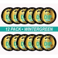 TeaZa Herbal Energy Pouches Wintergreen with Caffeine, Smokeless Alternative Pucks Nicotine Free and Tobacco Free Herbal Snuff,